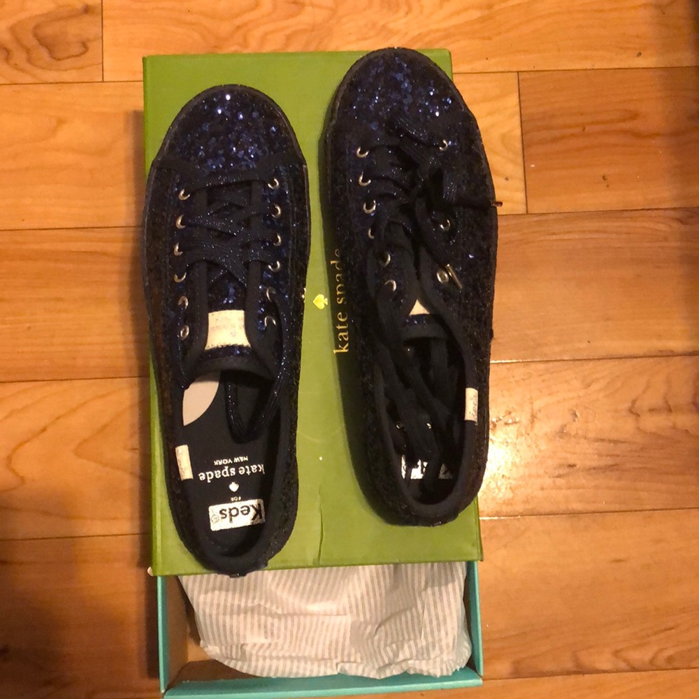 NWB Kate Spade x Keds glittered shoes cute!!🌺🌺🌺